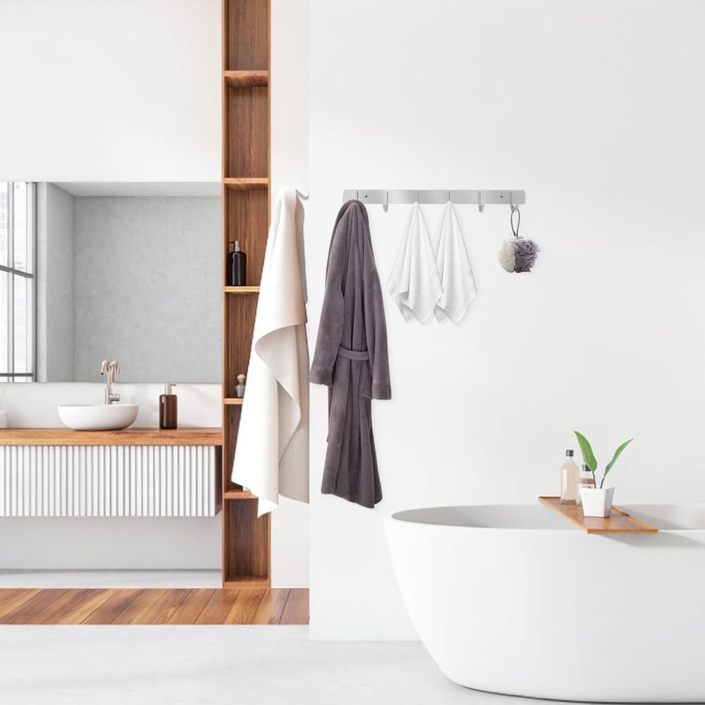 Home Bathroom Organizer - Универсальная настенная вешалка из нержавеющей стали