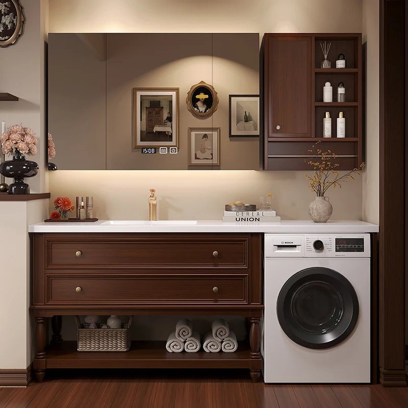 Home Bathroom Vanity Combo - /Пластиковый барный шкаф для ванной комнаты,