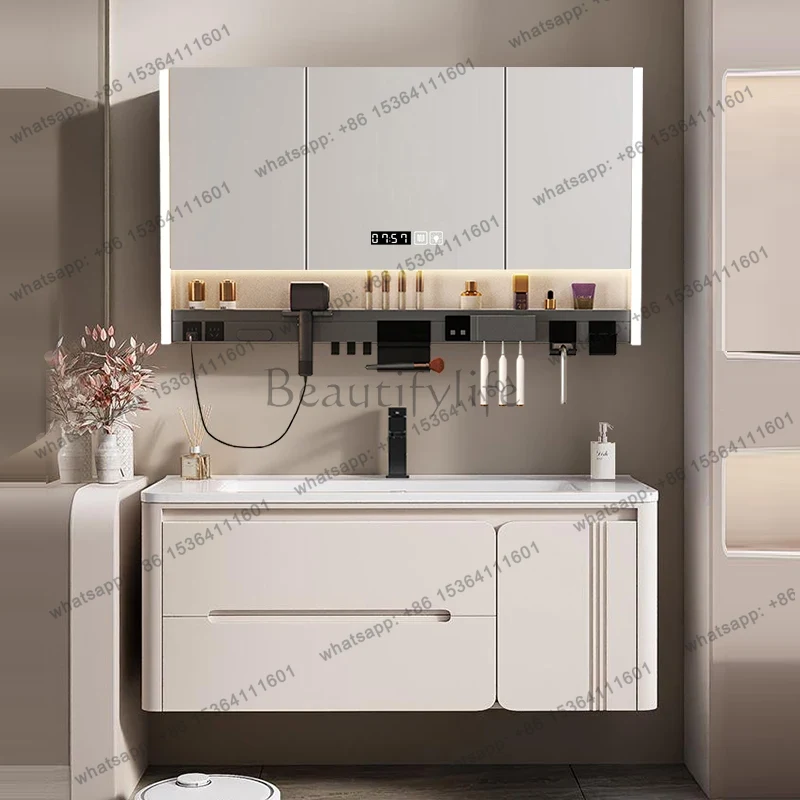 Современная тумба для ванной L – обзор и цена Home Bathroom Vanity Combo