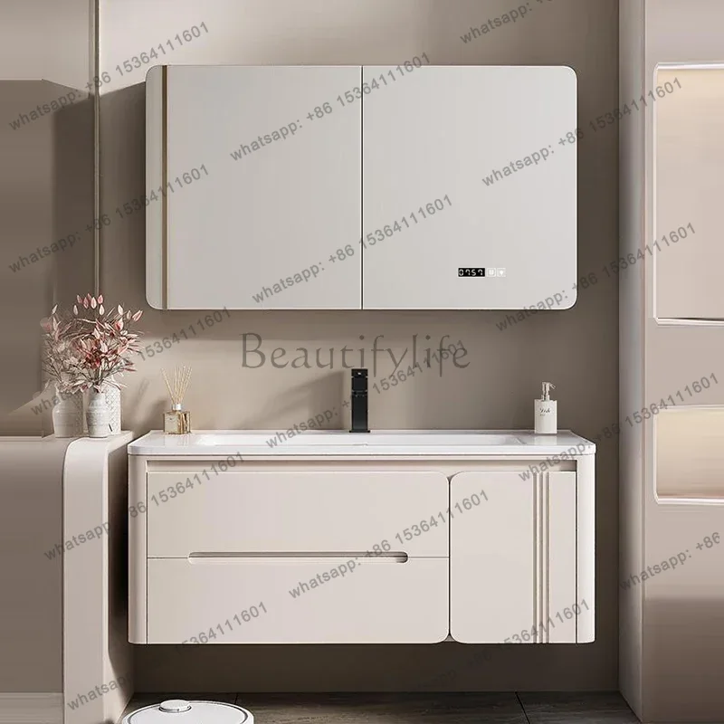 Современная тумба для ванной L – обзор и цена Home Bathroom Vanity Combo