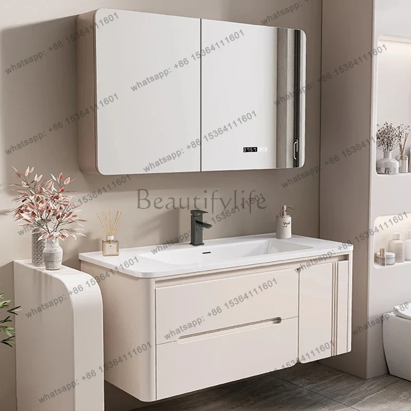 Современная тумба для ванной L – обзор и цена Home Bathroom Vanity Combo