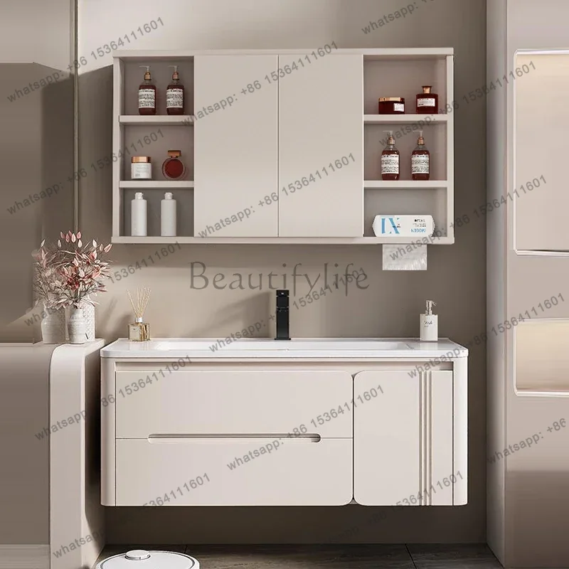 Современная тумба для ванной L – обзор и цена Home Bathroom Vanity Combo